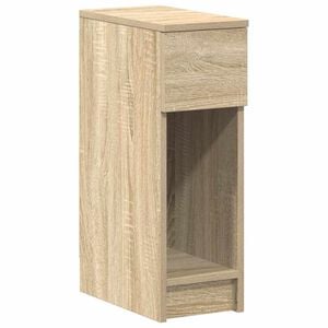 vidaXL S&auml;ngbord med l&aring;da sonoma-ek 20x36x60 cm
