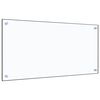 vidaXL Stänkskydd transparent 80x40 cm härdat glas