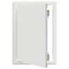 vidaXL &Aring;tkomstpanel Vit 33 x 23 x 3 cm St&aring;l