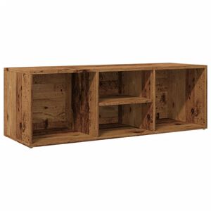 vidaXL Skof&ouml;rvaringsb&auml;nk &aring;ldrat tr&auml; 102x35x35 cm konstruerat tr&auml;
