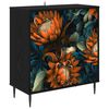vidaXL Sideboard LOCHEM Svart ek 69 x 33 x 76 cm Konstruerat tr&auml;