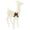 vidaXL 3D Julren LOVIISA 200 LED-lampor Varmvit 96 x 40 x 140 cm
