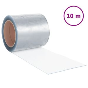 vidaXL K&ouml;ldrid&aring; transparent 200x1,6 mm 10 m PVC