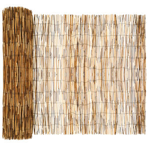 vidaXL Tr&auml;dg&aring;rdsst&auml;ngsel Karbomiserad 500 x 100 cm Vass