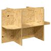 vidaXL Terrariebas Brun 80 x 50 x 50 cm OSB