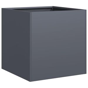 vidaXL Odlingsl&aring;da antracit 40x40x40 cm kallvalsat st&aring;l