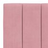 vidaXL Bed Frame without Mattress "Hanko" Pink 90x200 cm Velvet