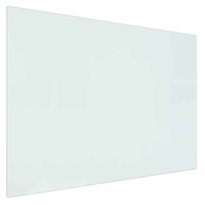vidaXL Glas eldstad platta Transparent 80 x 60 cm Glas