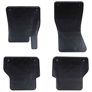 vidaXL Bilmatta 4 pcs Svart Passar Audi A6 / A7 2018-2025 4D Bak. Gummi