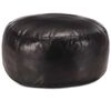 vidaXL Sittpuff svart 60x30 cm &auml;kta getskinn