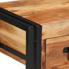 vidaXL Nattduksbord med l&aring;da 2 pcs Brun 40 x 35 x 50 cm massivt akacia