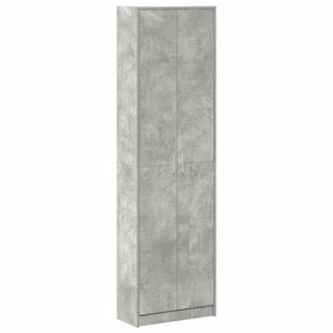 vidaXL Garderob Betonggr&aring; 55 x 25 x 189 cm Konstruerat tr&auml;