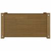 vidaXL Odlingslådor 2 st honungsbrun 60x31x31 cm massiv furu