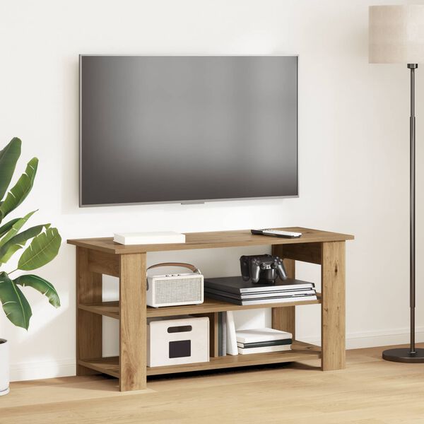 vidaXL TV-st&auml;ll Artisan Ek 100 x 40 x 50 cm