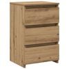 vidaXL S&auml;ngbord artisan ek 40x35x62,5 cm konstruerat tr&auml;