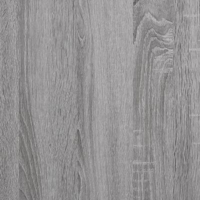 vidaXL Vägghyllor 2 st grå 80x15x26,5 cm konstruerat trä