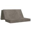 vidaXL F&auml;llbar Soffbed 200 x 67 x 45 cm Ljusgr&aring;