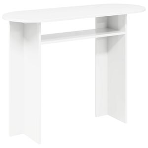 vidaXL Konsolbord Vit 100 x 39,5 x 75 cm Konstruerat tr&auml;