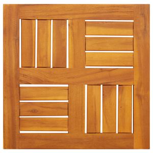 vidaXL Bordsskiva 40x40x2 cm fyrkantig massiv akacia