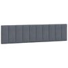 vidaXL Bed Frame without Mattress "Hanko" Dark Grey 200x200 cm Velvet