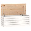 vidaXL F&ouml;rvaringsl&aring;da vit 89x36,5x33 cm massiv furu
