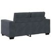 vidaXL Loveseat soffa m&ouml;rkgr&aring; 160x77x82 cm sammet