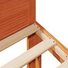 vidaXL S&auml;ngram utan madrass vaxbrun 80x200 cm massiv furu