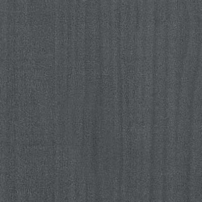 vidaXL Odlingslåda grå 200x31x31 cm massiv furu