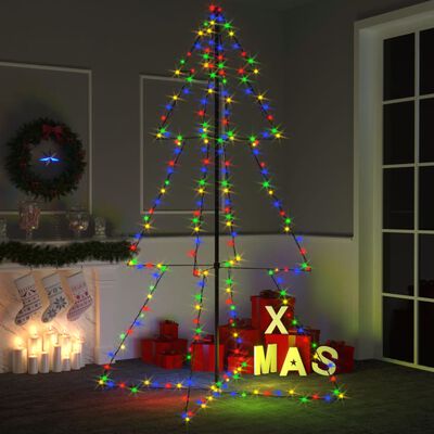 vidaXL Ljuskon för julgran 240 LED inne/ute 118x180 cm