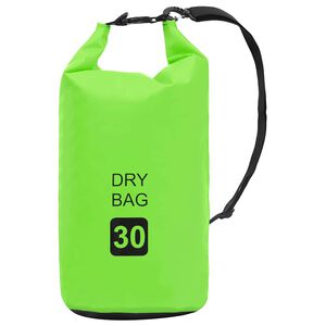 vidaXL Vattent&auml;t packp&aring;se gr&ouml;n 30 L PVC