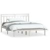 vidaXL S&auml;ngram vit massiv furu 140x190 cm