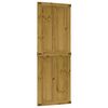 vidaXL Ladug&aring;rdsd&ouml;rr Corona HonungsBrun 70 x 210 cm Massiv furu
