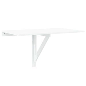 vidaXL V&auml;ggbord vit h&ouml;gglans 100x60x56 cm konstruerat tr&auml;