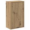 vidaXL Badrumssk&aring;p Artisan Ek 39 x 23,5 x 65 cm