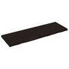 vidaXL V&auml;gghylla m&ouml;rkbrun 120x40x(2-4) cm behandlad massiv ek