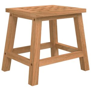 vidaXL Badrumspall 29x22,5x25,5 cm massivt valn&ouml;tstr&auml;