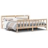 vidaXL S&auml;ngram utan madrass 180x200 cm massiv furu