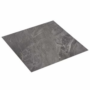 vidaXL Golvplankor Svart och Vitt 5,11 m&sup2; 55 st PVC