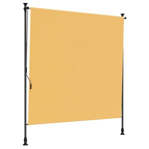 vidaXL Utomhus rullgardin Sand 100 x 270 cm