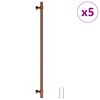 vidaXL Sk&aring;phandtag 5 st brons 320 mm rostfritt st&aring;l