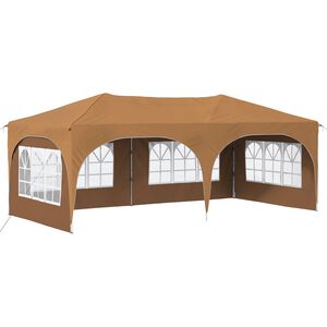 vidaXL Pop-up Partyt&auml;lt Beige 575 x 288 x 245 cm Oxford Tyg