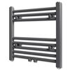 Handdukstork centralv&auml;rme element rak 480 x 480 mm gr&aring;