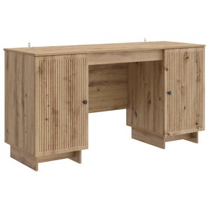 vidaXL Skrivbord Artisan-ek Konstruerat tr&auml; 142,5 x 50 x 75 cm
