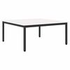 vidaXL Kaffeebord Vit 100 x 100 x 45 cm Massiv furu