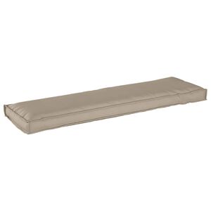 vidaXL Kudde Taupe 140 x 40 x 8 cm Oxford Tyg