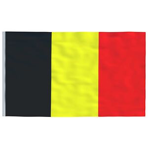 vidaXL Belgiens flagga 90x150 cm