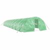 vidaXL V&auml;xthus med st&aring;lram gr&ouml;n 90 m&sup2; 18x5x2,3 m
