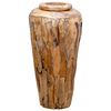 vidaXL Dekorativ vas 40x80 cm massiv teak