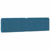 vidaXL Headboard Cushion Blue 200 cm Velvet