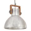 vidaXL H&auml;nglampa industriell vintage 25 W silver rund 40 cm E27